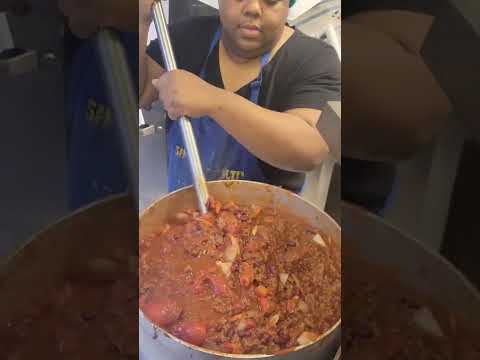 Chili for 250 people. #cookingforacrowd #cateringbusiness #lifestyle