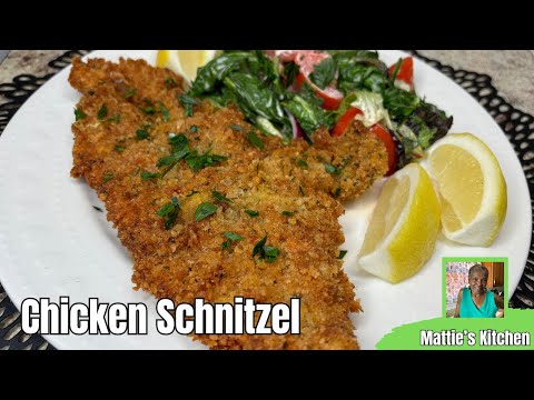 Crispy Chicken Schnitzel / Easy and Delicious / Mattie's Kitchen