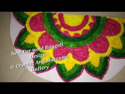 New Rangoli Design | Crochet And Macrame Gallery |#newrangolidesign  #CrochetAndMacrameGallery