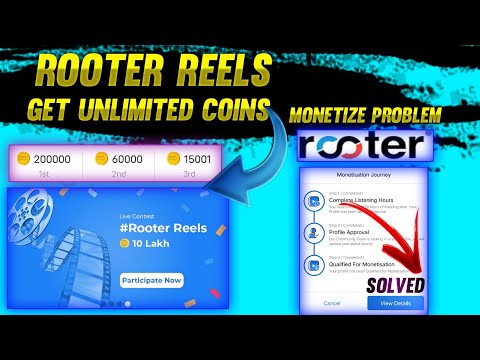 Rooter Reels New Contest get unlimited rooter coins in tamil | Rooter App