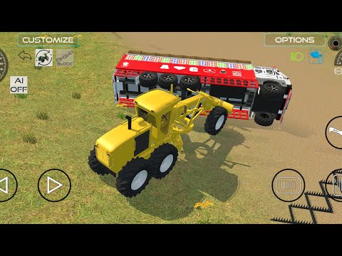 Indian vehicles simulator 3d bull dozar truck