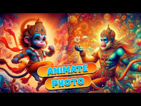 How to Animate a Photo #cutehanumanji