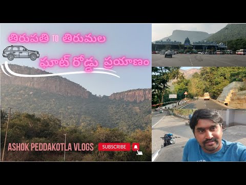 Tirupati to Tirumala Ghat Road Journey | Tirumala Vlog | By Car | ASHOK PEDDAKOTLA VLOGS |