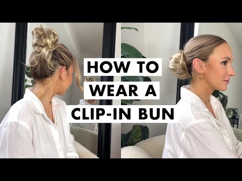 How to Wear a Clip-In Bun | Bun Tutorial