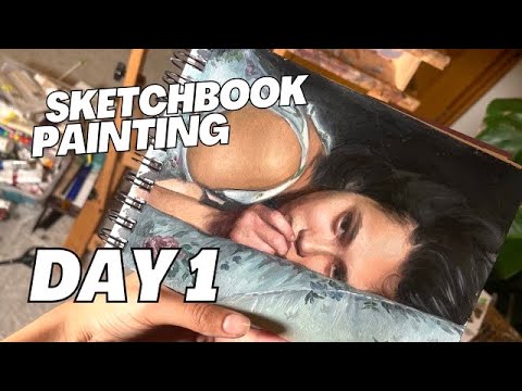 How I Paint in my Sketchbook | Oil Painting Tutorial