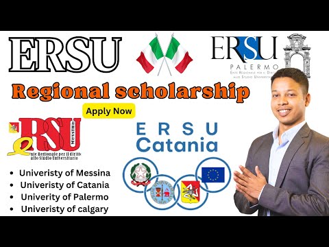 ERSU Scholarship | HOW to fill the #scholarship for #messina #palermo #catania #calgary #italy