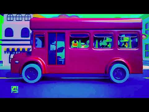 Wheels on the bus go round and round cool after effects | most viewed on youtube episode 2 cocomelon