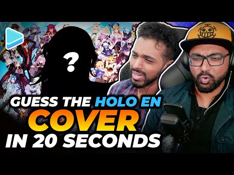 Guess the Hololive EN Cover Song + Singer! (In 20 Seconds) Reaction!