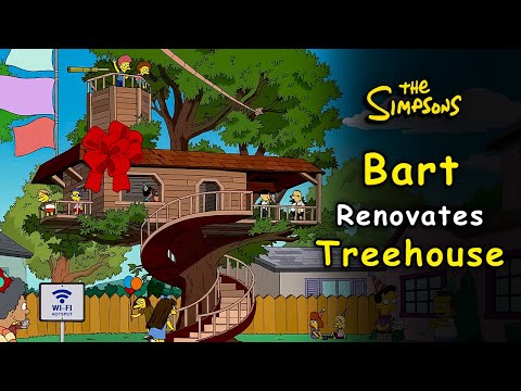 What Happens When Bart Renovates The Treehouse? | The Simpsons Recap