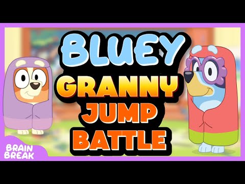 Bluey Jump Battle! Spot it and Guess the Animal Brain Break Games