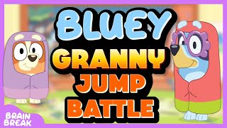 Bluey Jump Battle! Spot it and Guess the Animal Brain Break Games