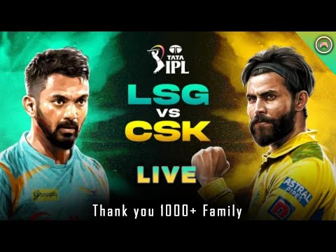 LIVE 🔴 | LSG vs CSK | IPL 2022 | Match 7 Live | #TATAIPL2022