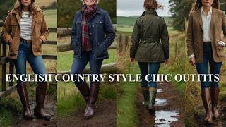 5 English Country Style Outfit ideas that look incredibly CLASSY | Casual