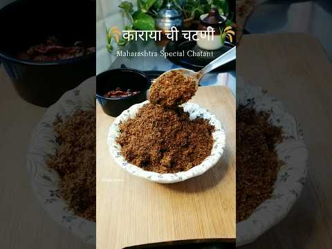 Karaychi Chatani. #foodie #trending #marathirecipe #maharashtrafood #marathijevan #shorts #chatani