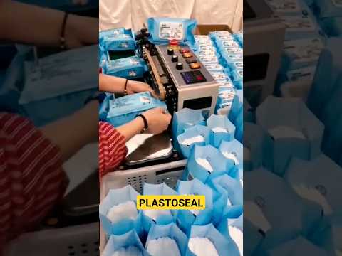 How to Seal Napkin Pouches with a Continuous Band Sealer | Tissue packing