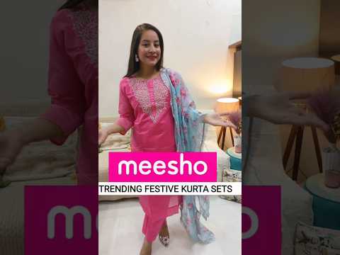 Meesho Partywear Suit Sets #meesho #meeshohaul #shorts #ytshorts