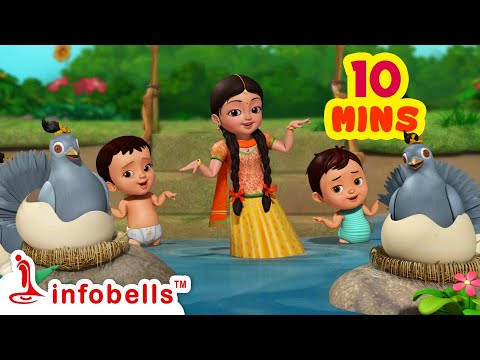 নোটন নোটন - Noton Noton Paira Guli Jhoton Bedheche | Bengali Rhymes for Children | Infobells