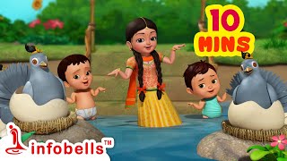 নোটন নোটন - Noton Noton Paira Guli Jhoton Bedheche | Bengali Rhymes for Children | Infobells