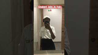 Student jobs in Italy 🇮🇹 for international students #studyinitaly #jobsinitaly #movingtoitaly