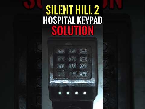 Silent Hill 2 - Hospital Keypad Puzzle (1 min guide)