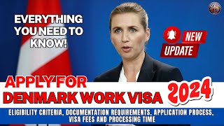 Denmark Work Visa Process 2024 | Step-by-Step Guide to Work Permits | Denmark Immigration