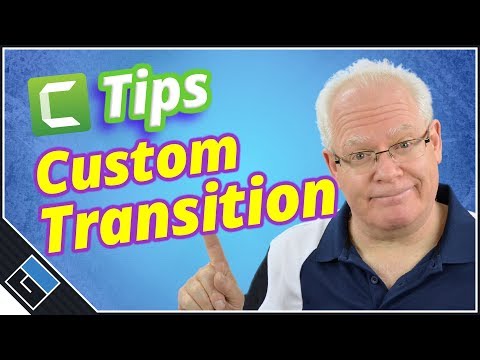 Camtasia Transition Effects - Custom Animated Spinning Transition!