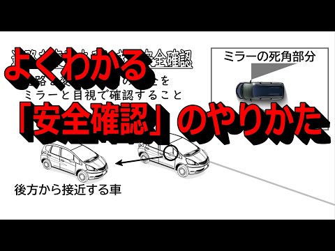 【安全確認】これをやれば減点されない！運転免許技能試験合格ガイド