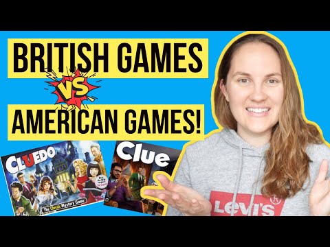 UK vs American GAMES // why don't Americans know Cluedo?