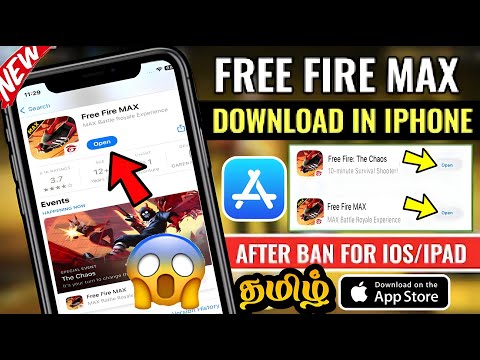 HOW TO DOWNLOAD FREE FIRE MAX AND NORMAL FREE FIRE OB43 IN IPHONE TAMIL | GLTG GAMING |