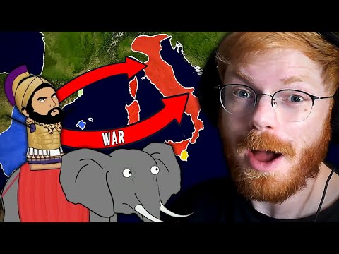 German Reacts to The Second Punic War! (OverSimplified)