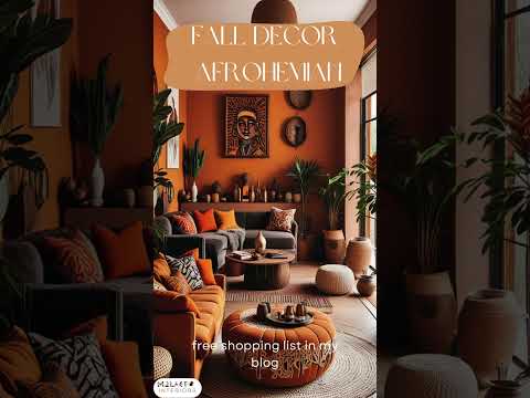 Afrohemian Interior Design | Warm & Inviting Interior Design for Fall 31