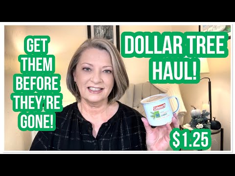 DOLLAR TREE HAUL | Get’em Before They’re Gone | $1.25 | Fabulous Finds | LOVE DT😁 #haul #dollartree