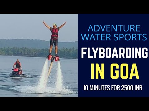 GOA Trip FLY BOARDING Adventure WATER SPORTS: Things to do in Goa Holidays:Prakhar Sahay Travel VLOG