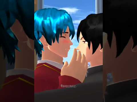 BL story 'KISS ME, LOVE ME'❤️EP1 is out! link in the description #sakuraschoolsimulator #game#shorts