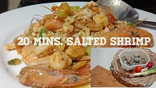 Simple Salted Shrimp in minutes