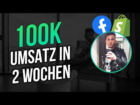 100.000€ Umsatz in 2 Wochen mit Shopify Dropshipping