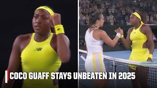 COCO GUAFF STAYS UNBEATEN 👏 Gauff takes down Burrage to advance to third round | Australian Open