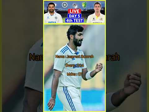 Jaspreet Bumrah | 4th Test 2nd inning #trendingshorts #shorts