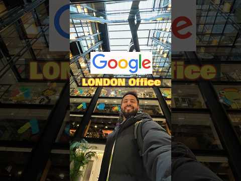 Google London Office is HUGE ! #google #travel #architecture