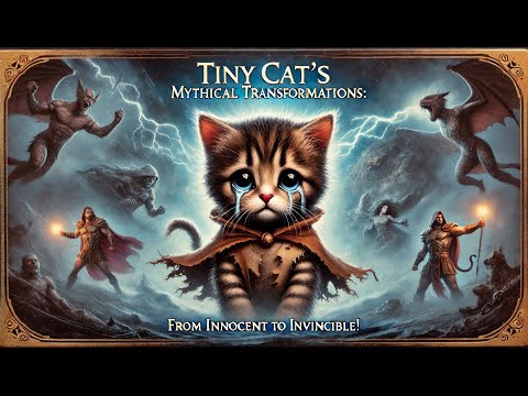 Tiny Cat's Mythical Transformations | From Innocent to Invincible! 🐱⚡