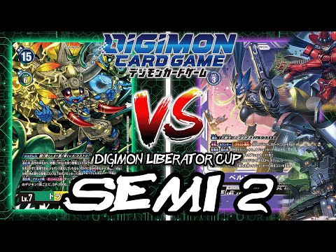 Nature Spirits VS Three Musketeers!! | Digimon Card Game: EX7 Digimon Liberator Cup (SEMIFINAL 2)