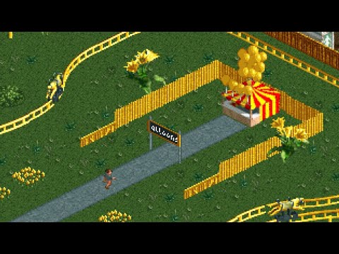 Quest for the Golden Balloon in RollerCoaster Tycoon