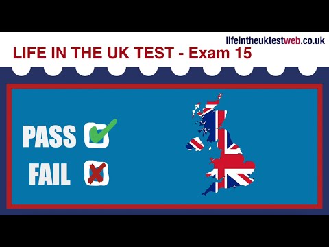 🇬🇧 Life in the UK Test 2024 - Exam 15 - British Citizenship practice tests 🇬🇧