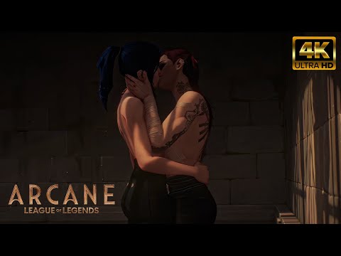 [4K AI] | Arcane Season 2 | Caitlyn & Vi Have S-x Scene | UPSCALED