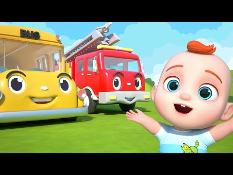 Wheels on the Bus Play Version | Leo Nursery Rhymes & Kids Songs