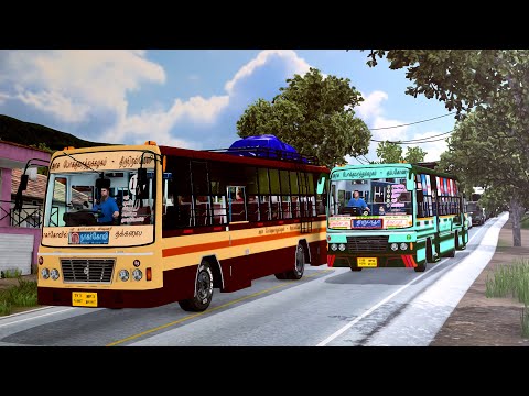 City Bus Driving Tamil Nadu TNSTC 11A Thuckalay to Nagercoil #ets2mods #tnstcbusmod #tnstcbusmod