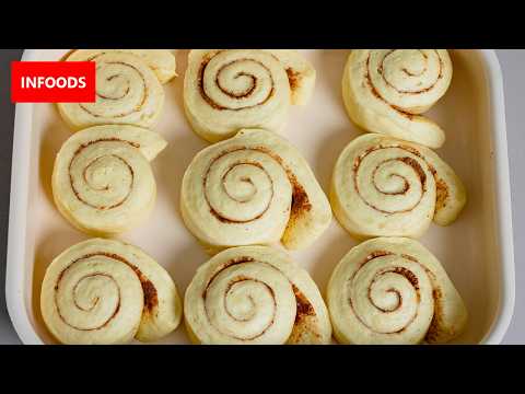 Cinnamon Rolls Recipe | How to Make Cinnamon Rolls | Infoods