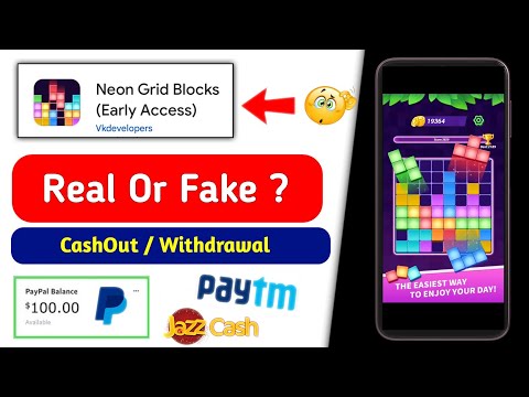 Neon Grid Blocks Withdrawal? - Neon Grid Blocks Real Or Fake - Neon Grid Blocks Game Review