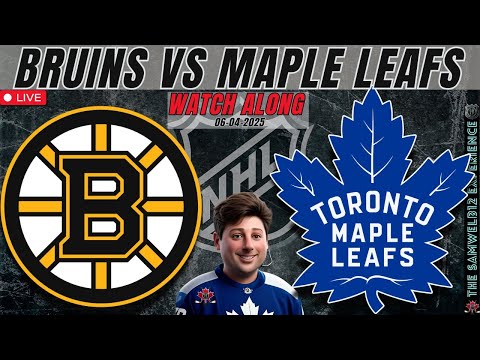 🔴 LIVE: Boston Bruins vs Toronto Maple Leafs NHL Hockey Watch Along | Game Audio Live Stream