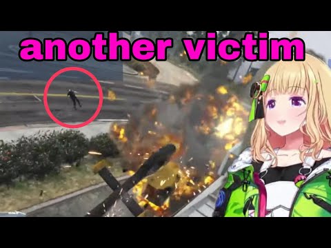 Aki Rosenthal Explode Her Helicopter And Injured A Bystander | VCR GTA 3 [Hololive/Sub]